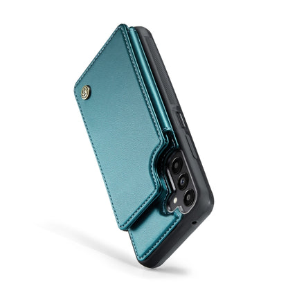 For Samsung Galaxy A25 4G CaseMe C22 PC+TPU Business Style RFID Anti-theft Leather Phone Case(Blue Green) - Galaxy Phone Cases by CaseMe | Online Shopping South Africa | PMC Jewellery | Buy Now Pay Later Mobicred