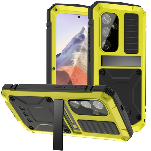 For Samsung Galaxy S24 5G R-JUST Life Waterproof Dustproof Shockproof Phone Case(Yellow) - Galaxy S24 5G Cases by R-JUST | Online Shopping South Africa | PMC Jewellery