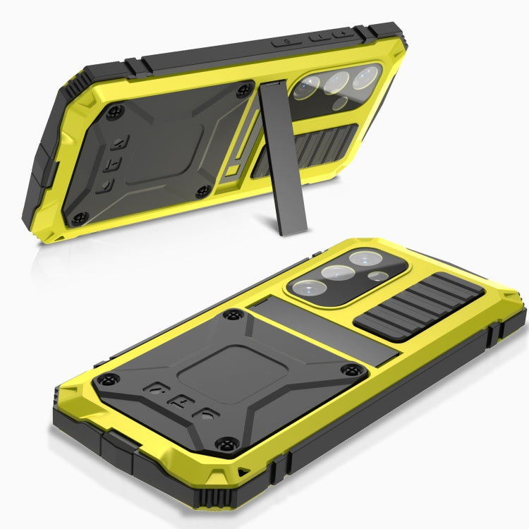 For Samsung Galaxy S24 5G R-JUST Life Waterproof Dustproof Shockproof Phone Case(Yellow) - Galaxy S24 5G Cases by R-JUST | Online Shopping South Africa | PMC Jewellery