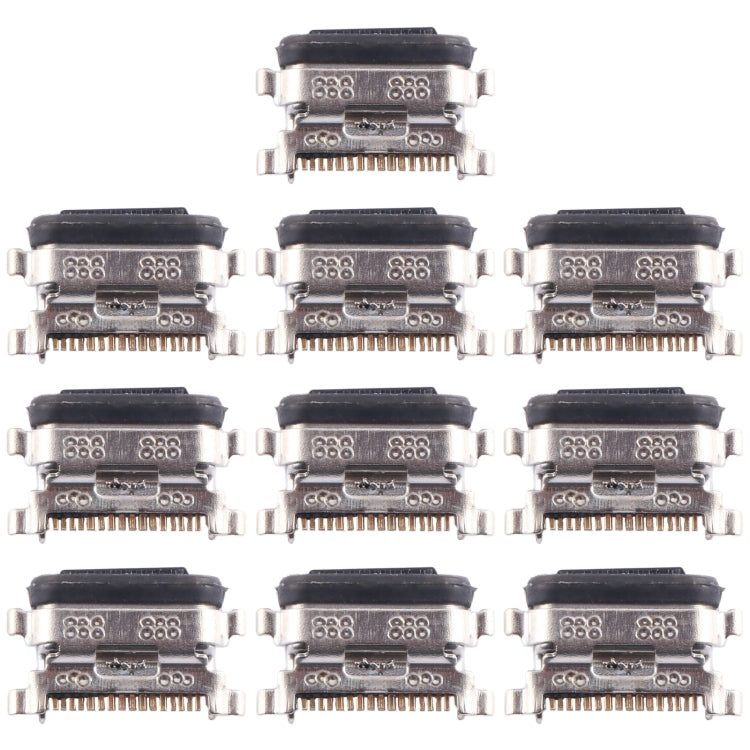 For Xiaomi 11 Lite 4G 10pcs Original Charging Port Connector - Tail Connector by PMC TechLife | Online Shopping South Africa | PMC TechLife