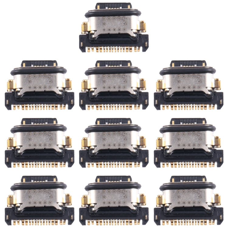 For vivo X50 5G 10pcs Original Charging Port Connector - Single Tail Connector by PMC TechLife | Online Shopping South Africa | PMC TechLife