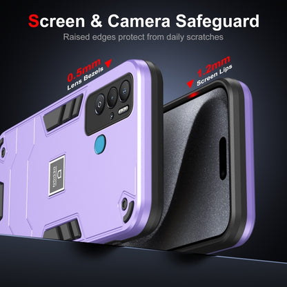 For Tecno Pova Neo 2 in 1 Shockproof Phone Case(Purple) - Tecno Cases by PMC Jewellery | Online Shopping South Africa | PMC Jewellery | Buy Now Pay Later Mobicred