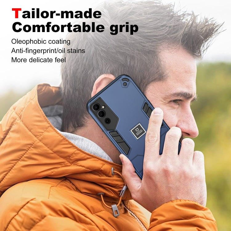 For Tecno Pova Neo 2 4G 2 in 1 Shockproof Phone Case(Blue) - free shipping - PMC TechLife - Order now!