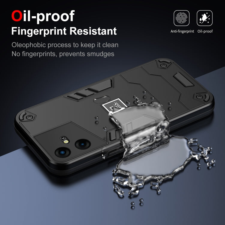 For Tecno Pova Neo 3 2 in 1 Shockproof Phone Case(Black) - free shipping - PMC TechLife - Order now!