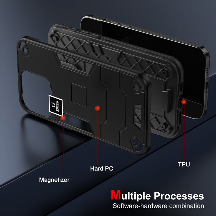 For Tecno Spark 20 Pro+ 2 in 1 Shockproof Phone Case(Black) - Tecno Cases by PMC TechLife | Online Shopping South Africa | PMC TechLife | Buy Now Pay Later Mobicred