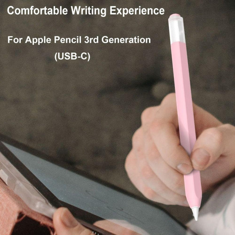 For Apple Pencil (USB-C) Jelly Silicone Stylus Pen Protective Cover(Matcha Green) - Pencil Accessories by PMC Jewellery | Online Shopping South Africa | PMC Jewellery | Buy Now Pay Later Mobicred