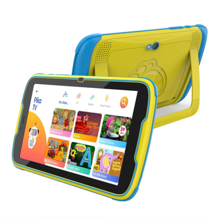 Pritom MQ818 WiFi Kid Tablet 8 inch,  4GB+64GB, Android 13 Allwinner A523 Octa Core CPU Support Parental Control Google Play(Yellow) -  by PRITOM | Online Shopping South Africa | PMC Jewellery | Buy Now Pay Later Mobicred