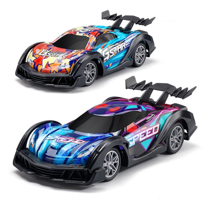 Q170 Colorful Lights Racing Four-wheel Drive Remote Control Car(Orange) - RC Cars by PMC Jewellery | Online Shopping South Africa | PMC Jewellery | Buy Now Pay Later Mobicred