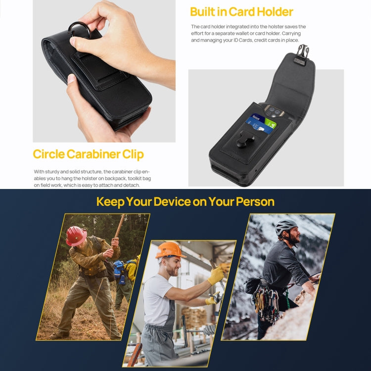 For Ulefone Armor 24 Ulefone Armor Holster Multi-Purpose Phone Pouch Waist Bag(Black) - Ulefone Cases by Ulefone | Online Shopping South Africa | PMC Jewellery | Buy Now Pay Later Mobicred