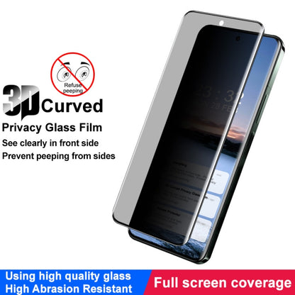 For Xiaomi 14 Pro 5G IMAK 3D Curved Privacy Anti-glare Tempered Glass Film - 14 Pro Tempered Glass by imak | Online Shopping South Africa | PMC Jewellery | Buy Now Pay Later Mobicred