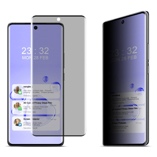 For vivo X100 5G / X100 Pro 5G imak No Edge Version 3D Curved Privacy Full Screen Tempered Glass Film - vivo Tempered Glass by imak | Online Shopping South Africa | PMC Jewellery | Buy Now Pay Later Mobicred