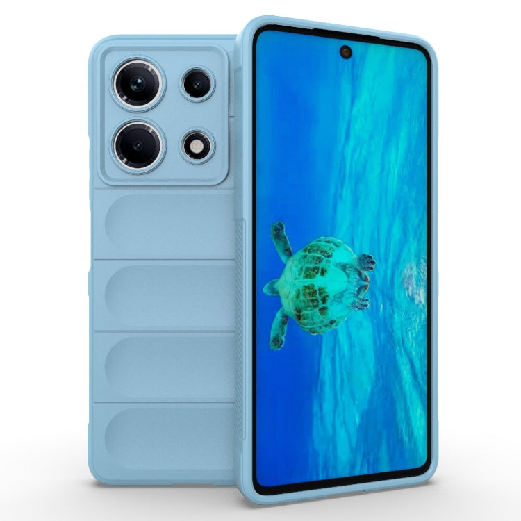 For Infinix Note 30 4G Magic Shield TPU + Flannel Phone Case(Light Blue) - Infinix Cases by PMC TechLife | Online Shopping South Africa | PMC TechLife | Buy Now Pay Later Mobicred