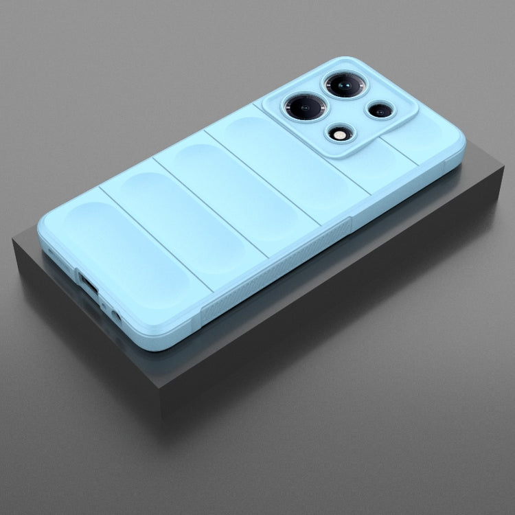 For Infinix Note 30 4G Magic Shield TPU + Flannel Phone Case(Light Blue) - Infinix Cases by PMC TechLife | Online Shopping South Africa | PMC TechLife | Buy Now Pay Later Mobicred