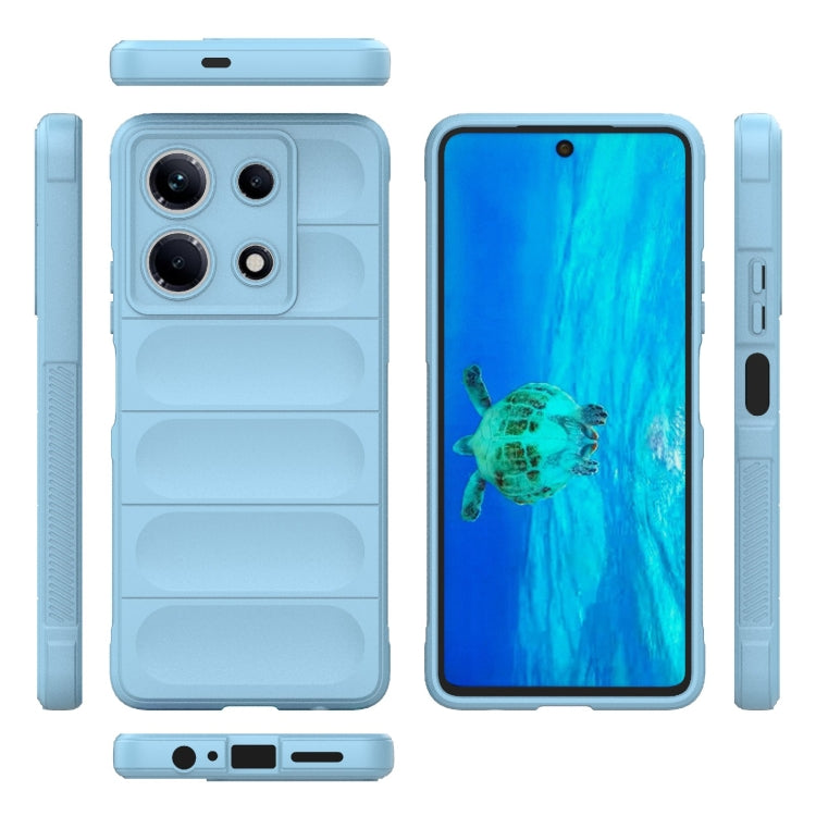 For Infinix Note 30 4G Magic Shield TPU + Flannel Phone Case(Light Blue) - Infinix Cases by PMC TechLife | Online Shopping South Africa | PMC TechLife | Buy Now Pay Later Mobicred