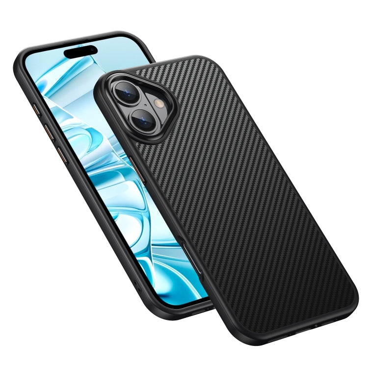 For iPhone 16 Kevlar Fiber Shockproof MagSafe Phone Case(Black) - free shipping - PMC TechLife - Order now!