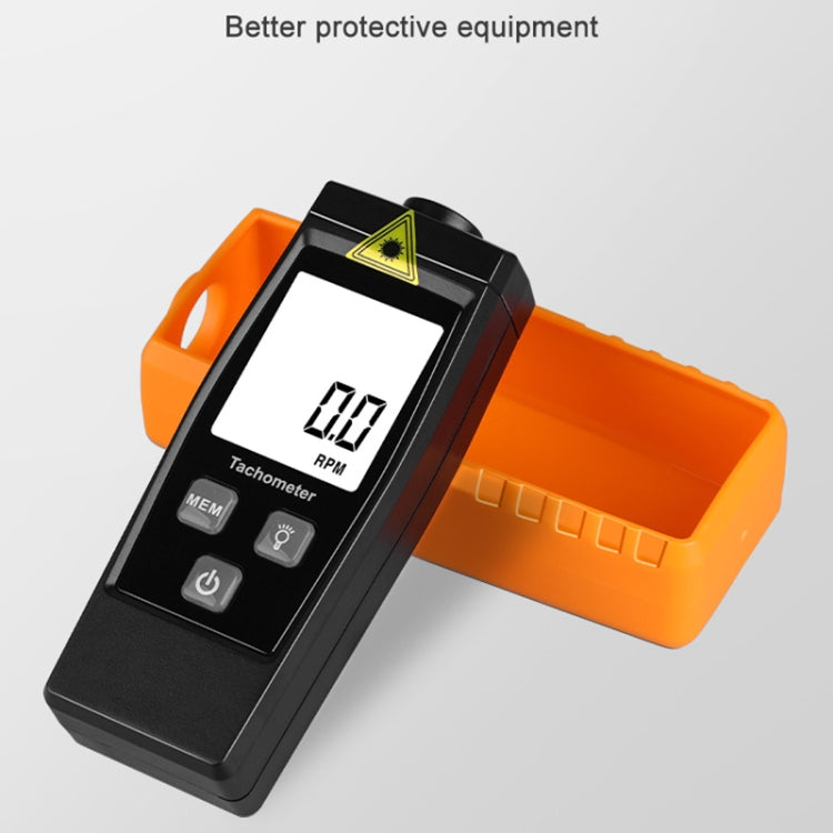 RZ835 Digital Tachometer, Range: 2.5-99999RPM(Orange) - Tachometers & Anemometer by PMC TechLife | Online Shopping South Africa | PMC TechLife | Buy Now Pay Later Mobicred