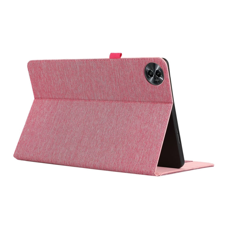 For Honor MagicPad 2 12.3 Fabric Texture Horizontal Flip Leather Tablet Case(Wine Red) - Honor by PMC TechLife | Online Shopping South Africa | PMC TechLife | Buy Now Pay Later Mobicred