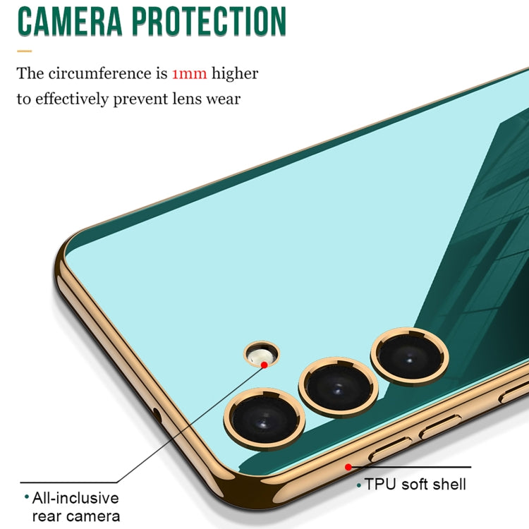 For Samsung Galaxy S24 5G GKK Electroplating TPU Full Coverage Phone Case(Green) - Galaxy S24 5G Cases by GKK | Online Shopping South Africa | PMC Jewellery | Buy Now Pay Later Mobicred