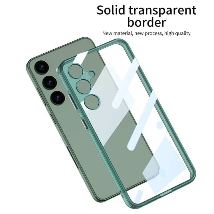 For Samsung Galaxy S24+ 5G GKK Space Frame Transparent PC + TPU Phone Case(Transparent) - Galaxy S24+ 5G Cases by GKK | Online Shopping South Africa | PMC Jewellery | Buy Now Pay Later Mobicred