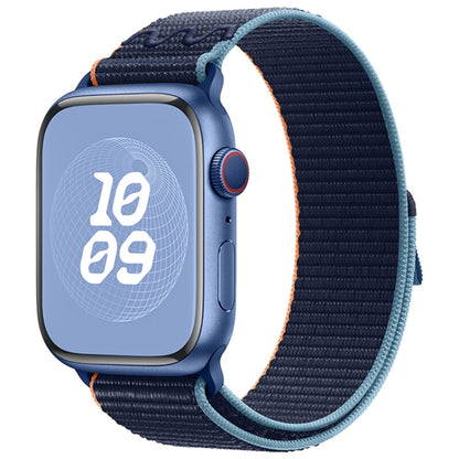 For Apple Watch Ultra 2 49mm Loop Nylon Watch Band(Dark Navy) - Watch Bands by PMC Jewellery | Online Shopping South Africa | PMC Jewellery | Buy Now Pay Later Mobicred