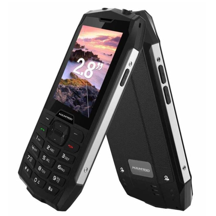 HAMTOD H3 Rugged Phone, EU Version, 2.8 inch T107 ARM CortexTM A7 Quad-core 1.0GHz, Network: 4G, VoLTE, BT, SOS(Silver) - free shipping - PMC TechLife - Order now!