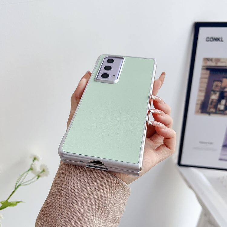 For Honor Magic Vs2 Morandi Pearlescent Paint Shockproof Phone Case(White) - Honor Cases by PMC TechLife | Online Shopping South Africa | PMC TechLife