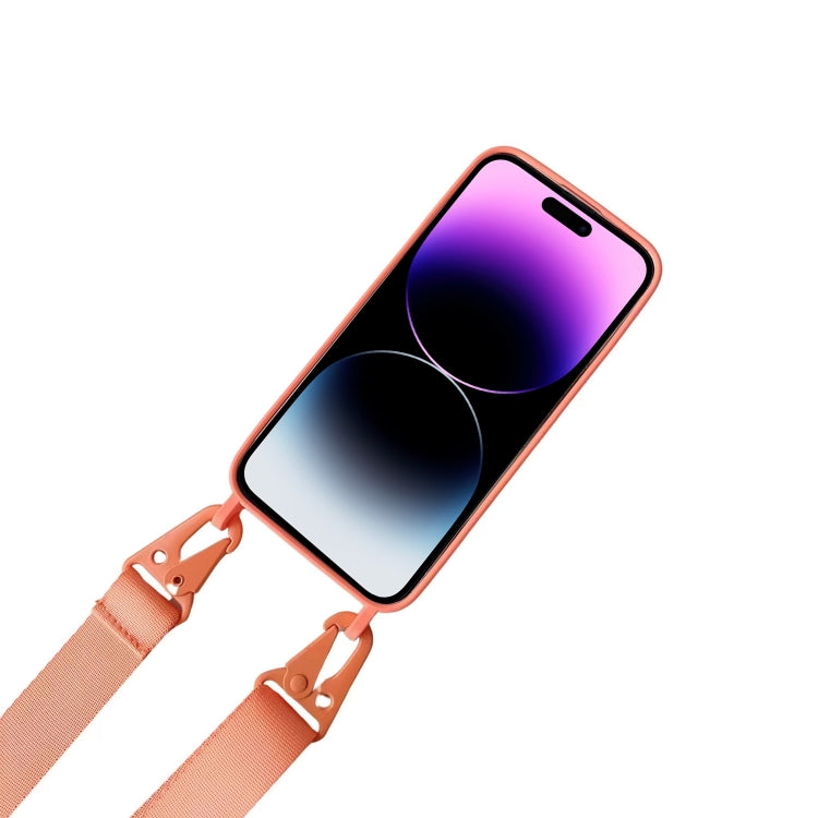 For iPhone 16 Pro Card Slot Liquid Silicone Phone Case with Lanyard(Matcha Green) - iPhone 16 Pro Cases by PMC TechLife | Online Shopping South Africa | PMC TechLife | Buy Now Pay Later Mobicred