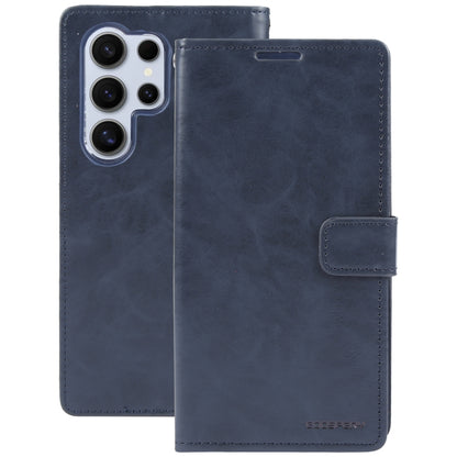 For Samsung Galaxy S24 Ultra 5G GOOSPERY BLUE MOON Crazy Horse Texture Leather Phone Case(Dark Blue) - Galaxy S24 Ultra 5G Cases by GOOSPERY | Online Shopping South Africa | PMC Jewellery | Buy Now Pay Later Mobicred