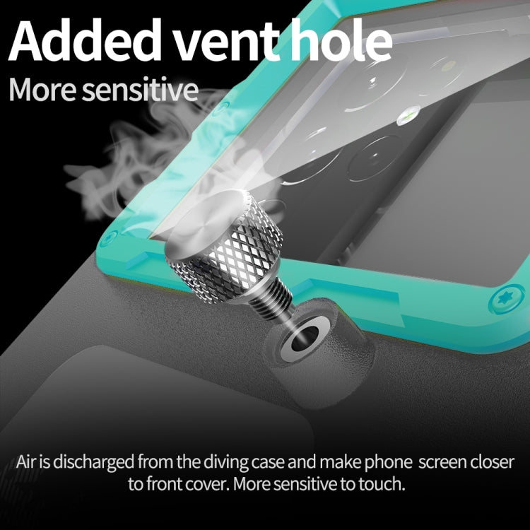 Diving Shell Gen2 Upgrade IP68 Waterproof Phone Case(Black Blue) - free shipping - PMC TechLife - Order now!