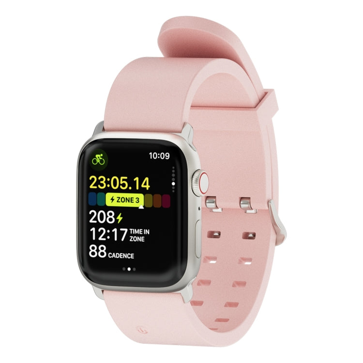 For Apple Watch SE 44mm Luminous Colorful Light Silicone Watch Band(Pink) - Watch Bands by PMC Jewellery | Online Shopping South Africa | PMC Jewellery