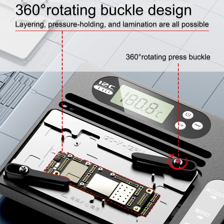 i2C T18 LCD Display PCB Motherboard Layered Desoldering Station With Universal Module, US Plug - Repair Platform by i2C | Online Shopping South Africa | PMC Jewellery | Buy Now Pay Later Mobicred