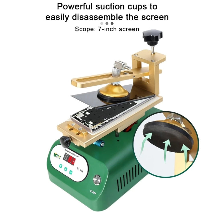 BEST B-918A 7 inch 220V Vacuum Pump LCD Screen Rotary Heating Platform Separator, EU Plug - free shipping - PMC TechLife - Order now!