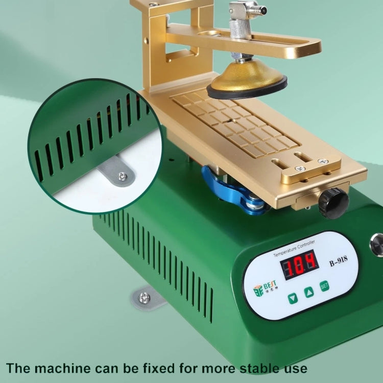 BEST B-918A 7 inch 220V Vacuum Pump LCD Screen Rotary Heating Platform Separator, EU Plug - free shipping - PMC TechLife - Order now!