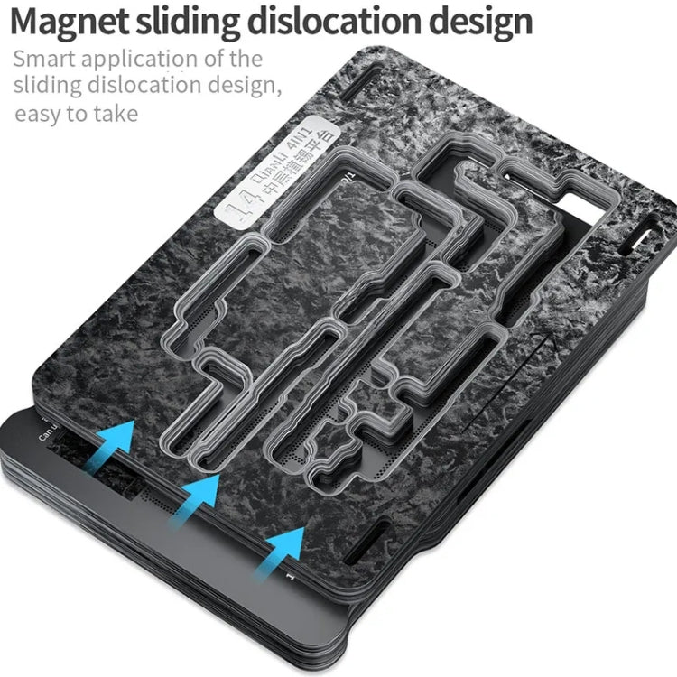 Qianli Magnetic Middle Layer BGA Reballing Platform For iPhone 14 Series - BGA Stencils by QIANLI | Online Shopping South Africa | PMC Jewellery
