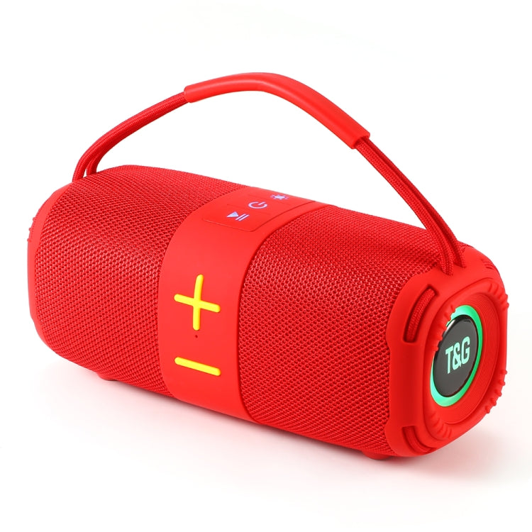 T&G TG-668 Wireless Bluetooth Speaker Portable TWS Subwoofer with Handle(Red) - Desktop Speaker by T&G | Online Shopping South Africa | PMC Jewellery | Buy Now Pay Later Mobicred