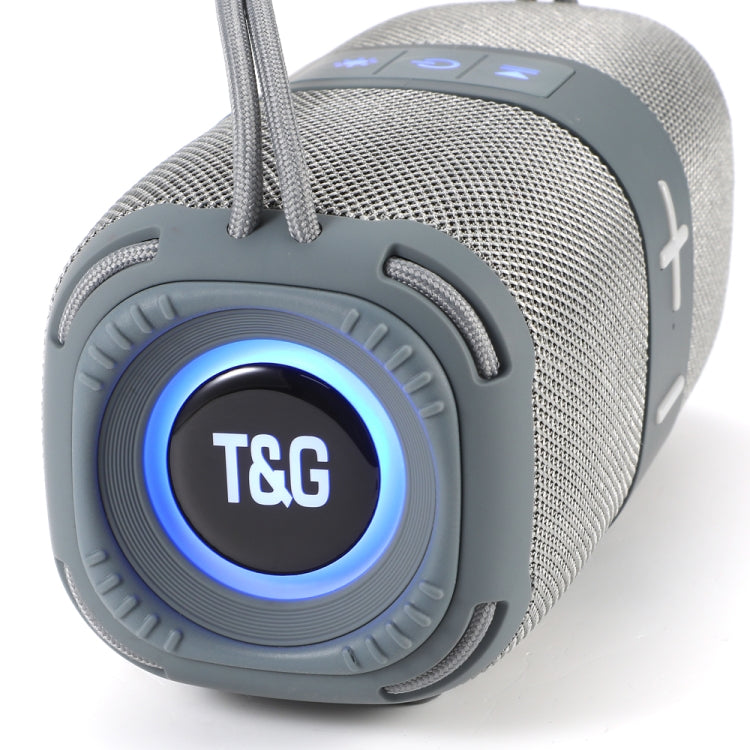 T&G TG-668 Wireless Bluetooth Speaker Portable TWS Subwoofer with Handle(Grey) - Desktop Speaker by T&G | Online Shopping South Africa | PMC Jewellery | Buy Now Pay Later Mobicred