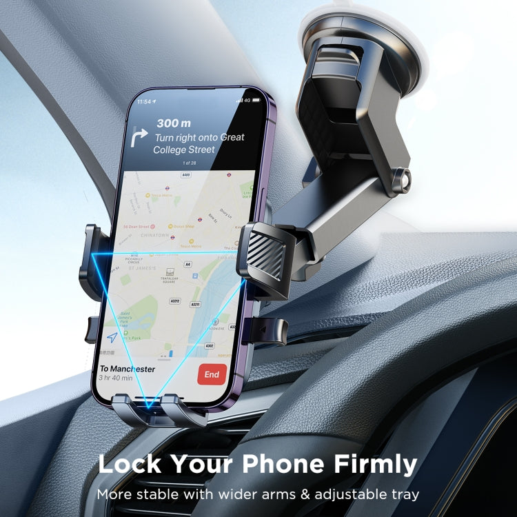 JOYROOM JR-OK6 Mechanical Car Phone Mount(Black) - Car Holders by JOYROOM | Online Shopping South Africa | PMC Jewellery | Buy Now Pay Later Mobicred