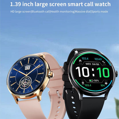 QS80 1.39 inch BT5.2 Smart Sport Watch, Support Bluetooth Call / Sleep / Blood Oxygen / Temperature / Heart Rate / Blood Pressure Health Monitor(Grey) - Smart Watches by PMC Jewellery | Online Shopping South Africa | PMC Jewellery