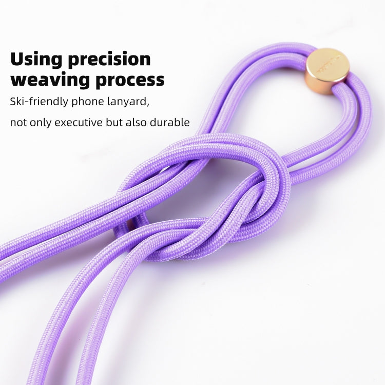 mutural Universal Mobile Phone Solid Color Lanyard(Blue) - Lanyards & Wrist Straps by Mutural | Online Shopping South Africa | PMc TechLife | Buy Now Pay Later Mobicred
