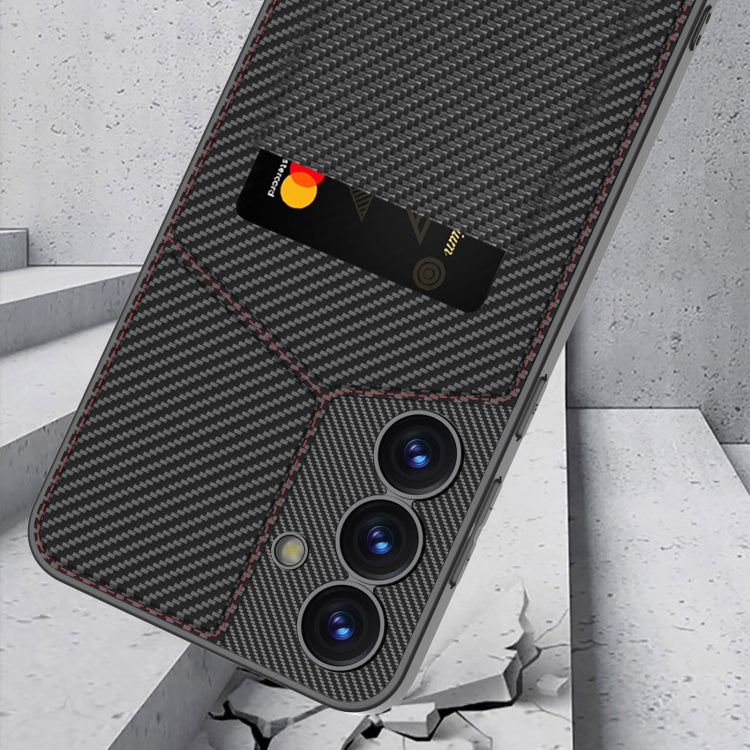 For Samsung Galaxy S25+ 5G GKK Rotor Bracket Recessed Card Bag Full Coverage Phone Case(Grey) - free shipping - PMC Jewellery - Order now!