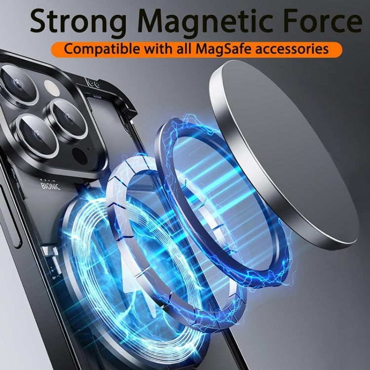 For iPhone 13 Pro Max MagSafe Magnetic Frameless Holder Phone Case(Black) - free shipping - PMC TechLife - Order now!