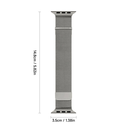 For Apple Watch Series 5 40mm DUX DUCIS Milanese Pro Series Stainless Steel Watch Band(Graphite) - Watch Bands by DUX DUCIS | Online Shopping South Africa | PMC Jewellery