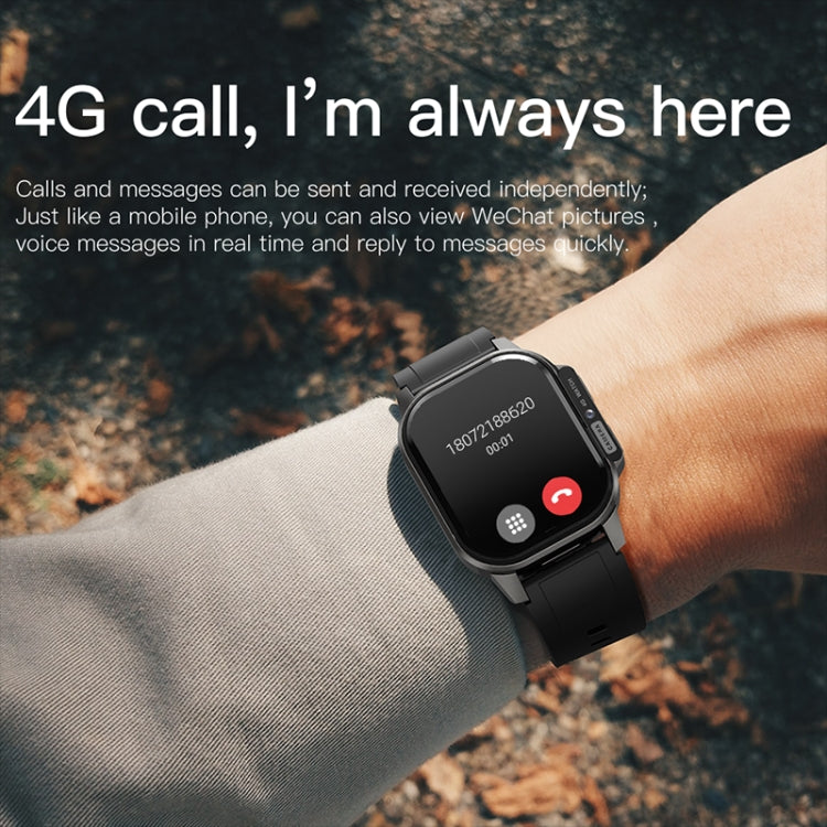 LEMFO DM62 2.13 inch AMOLED Square Screen Smart Watch Android 8.1, Specification:2GB+16GB(Black) - free shipping - PMC TechLife - Order now!