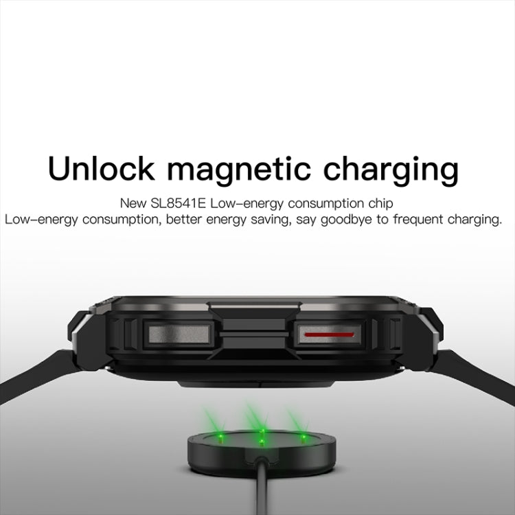 LEMFO DM63 2.13 inch AMOLED Square Screen Smart Watch Android 8.1, Specification:2GB+16GB(Black) - free shipping - PMC TechLife - Order now!