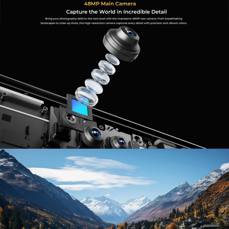 OUKITEL RT8 4G Network IP68/IP69K Rugged Tablet, 6GB+256GB, 11 inch Android 13 MediaTek Helio G99 Quad Core Support Dual SIM, EU Plug(Black) - free shipping - PMC TechLife - Order now!