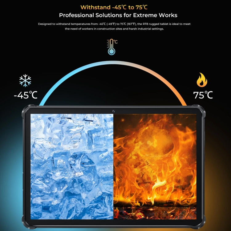 OUKITEL RT8 4G Network IP68/IP69K Rugged Tablet, 6GB+256GB, 11 inch Android 13 MediaTek Helio G99 Quad Core Support Dual SIM, EU Plug(Orange) - free shipping - PMC TechLife - Order now!