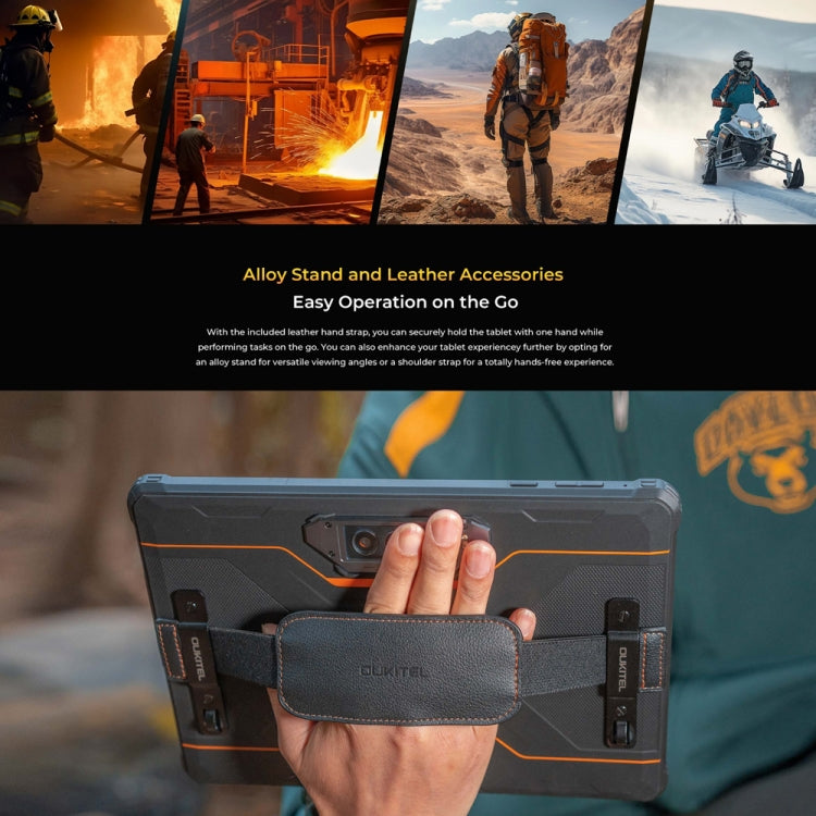 OUKITEL RT8 4G Network IP68/IP69K Rugged Tablet, 6GB+256GB, 11 inch Android 13 MediaTek Helio G99 Quad Core Support Dual SIM, EU Plug(Orange) - free shipping - PMC TechLife - Order now!