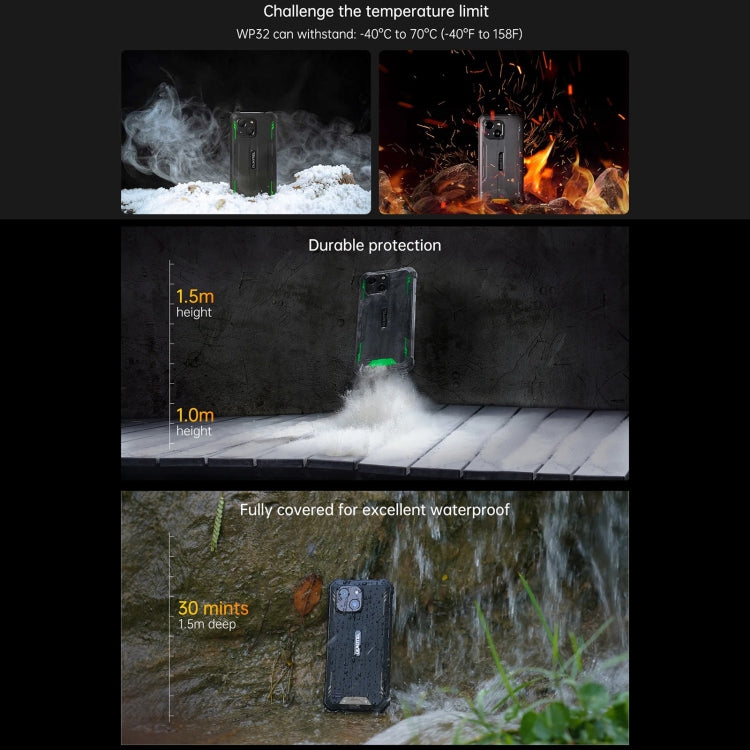 Oukitel WP32, 4GB+128GB, IP68/IP69K, 5.93 inch Android 13 Unisoc Tiger T606 Octa-core, NFC, OTG, Network: 4G(Orange) - free shipping - PMC TechLife - Order now!