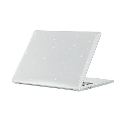 For MacBook Air 15.3 2024  A2941 (M2)/A3114 (M3) Gypsophila Laptop Protective Case(White) - MacBook Air Cases by PMC Jewellery | Online Shopping South Africa | PMC Jewellery | Buy Now Pay Later Mobicred