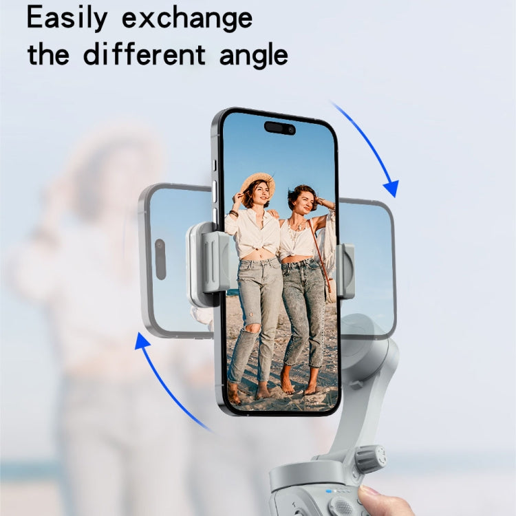 Yesido SF18 Phone Stabilizer Three-Axis Anti-Shake Handheld Gimbal(White) - free shipping - PMC TechLife - Order now!